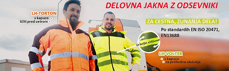 Odsevna delovna oblačila po EN ISO 20471