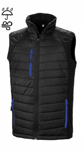 Softshell brezrokavnik Result Compas črn/moder