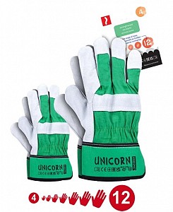 Usnjene zaščitne rokavice Unicorn