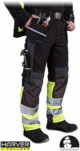 Delovne zaščitne hlače LH Harver z odsevniki