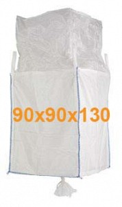 Big Bag Jumbo vreča- polnilno krilo in krilo za spust, 90x90x130 cm