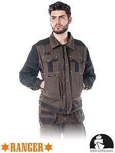 Delovna jakna LH Ranger rjava/črna