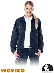 Ženska delovna jakna LH-Wovico temno modre barve
