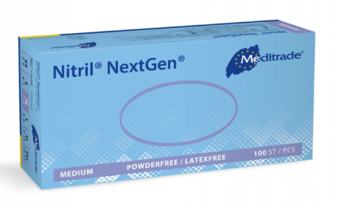 Zaščitne rokavice nitril NEXTGEN  Meditrade 100/1
