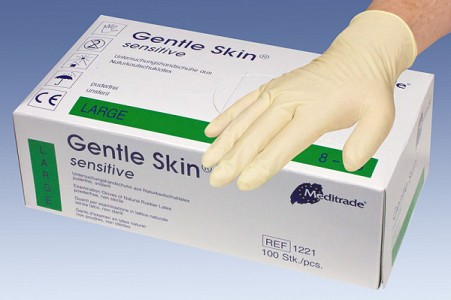 Zaščitne rokavice Meditrade Gentle Skin Sensitive 100/1