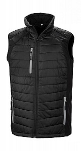 Softshell brezrokavnik Result Compas črn/siv