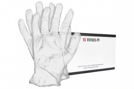 Zaščitne rokavice iz vinila brez pudra Rvinex 100/1