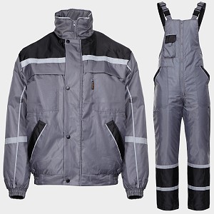 Zimski delovni komplet STENSO COLLINS WINTER GREY