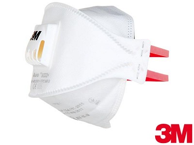 Zaščitna maska 3M MAS P3 9332 z ventilom 1/10