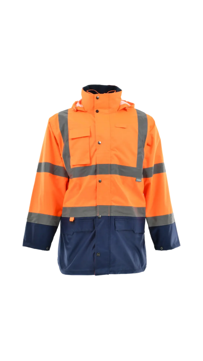 Zimska vodoodporna odsevna jakna DROGOWIEC WINTER SARA 5 v 1