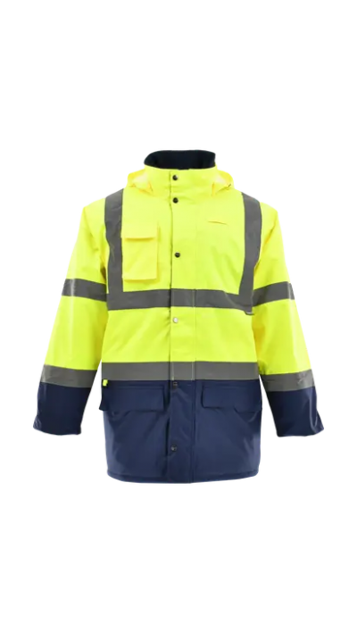 Zimska vodoodporna odsevna jakna DROGOWIEC WINTER SARA