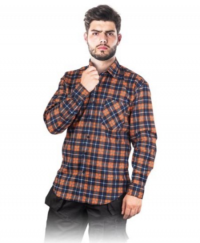 Moška karirasta flanelasta delovna srajca 