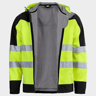 Visoko vidna softshell jakna STENSO NOBEL 2.0 