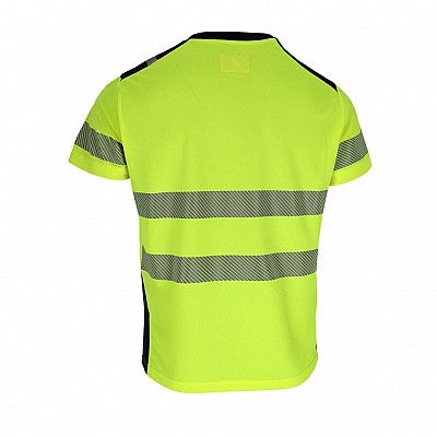 Zračna mrežasta majica visoke vidljivosti LH-TSVIS kratek rokav