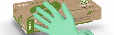 Zaščitne rokavice Meditrade Nitril GreenGen 100/1 biorazgradljive