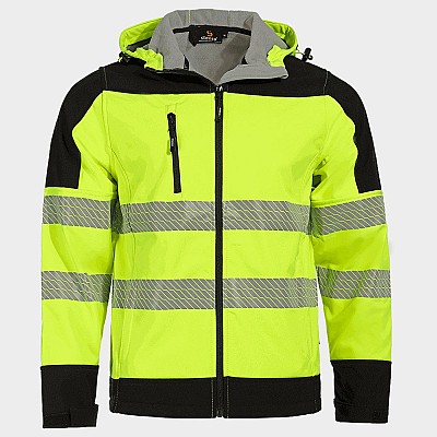 Visoko vidna softshell jakna STENSO NOBEL PRO 2.0 HV