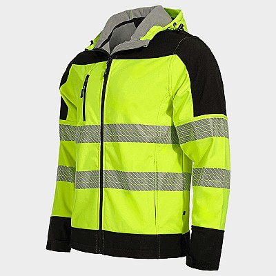 Visoko vidna softshell jakna STENSO NOBEL PRO 2.0 HV