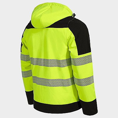 Visoko vidna softshell jakna STENSO NOBEL PRO 2.0 HV