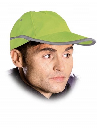 Odsevna kapa s šiltom Fluo