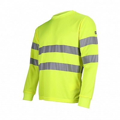 Odsevna T-shirt majica TS Fluo dolgi rokav
