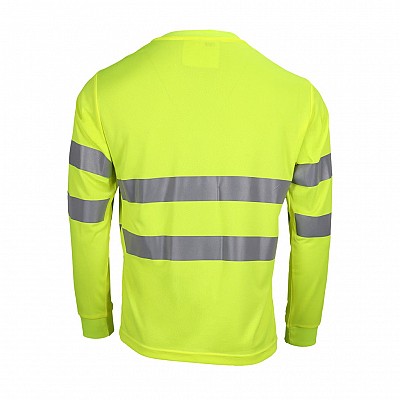 Odsevna T-shirt majica TS Fluo dolgi rokav