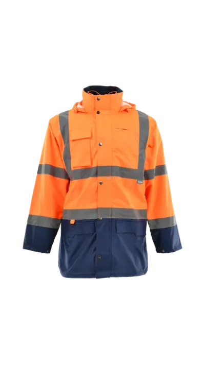 Zimska vodoodporna odsevna jakna DROGOWIEC WINTER SARA