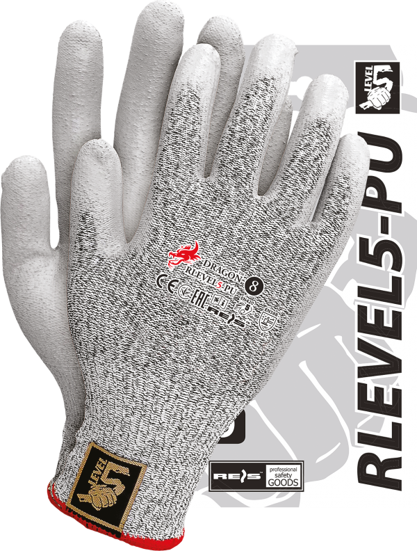 Protiurezne zaščitne rokavice RLEVEL5-PU