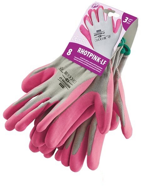 Zaščitne rokavice lateks Rhotpink-LF
