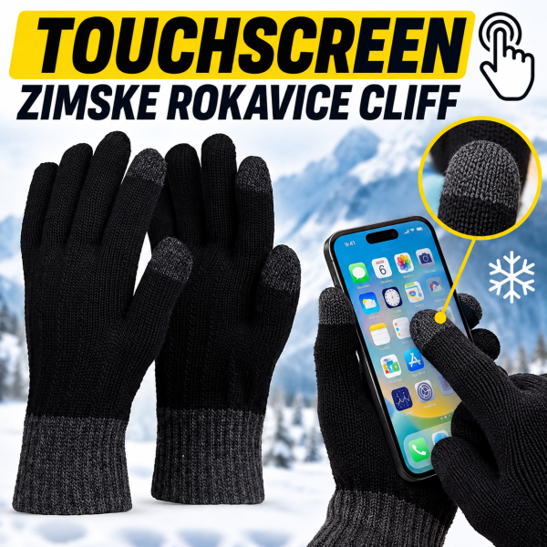 Zimske rokavice Touchscreen CLIFF