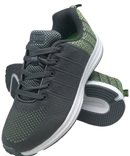 Športni čevlji Pixel sive/zelene