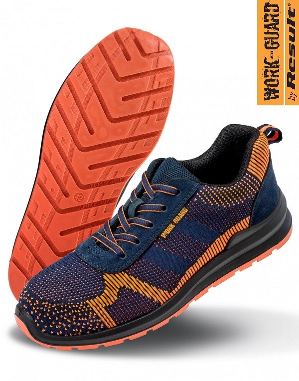 Zaščitni čevlji Hardy Safety Trainer Result modre/oranžne