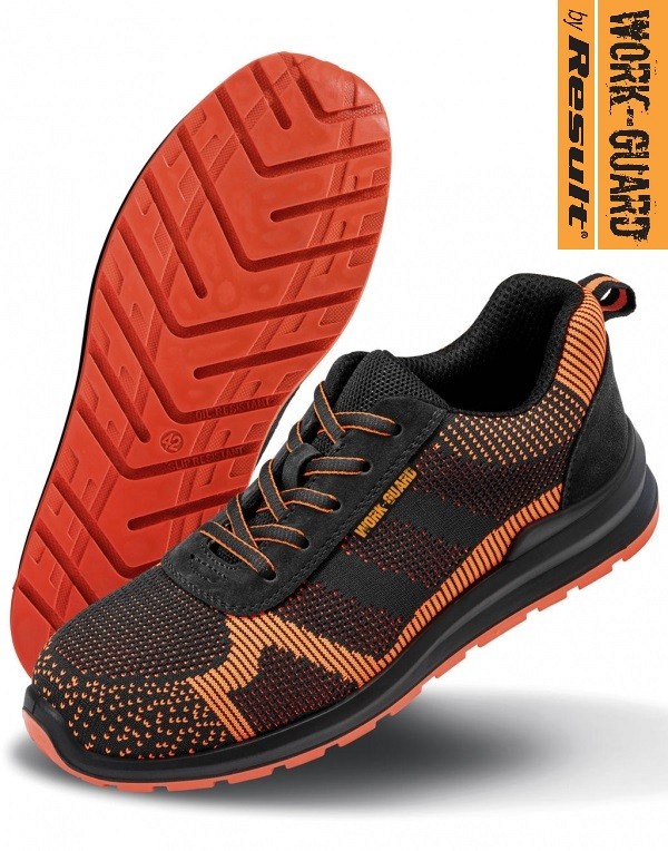 Zaščitni čevlji Hardy Safety Trainer Result črne/oranžne
