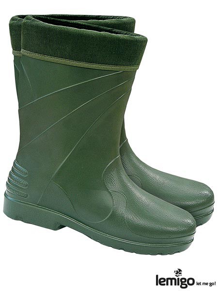 Zaščitni podloženi škornji Alaska zelene, 36-42