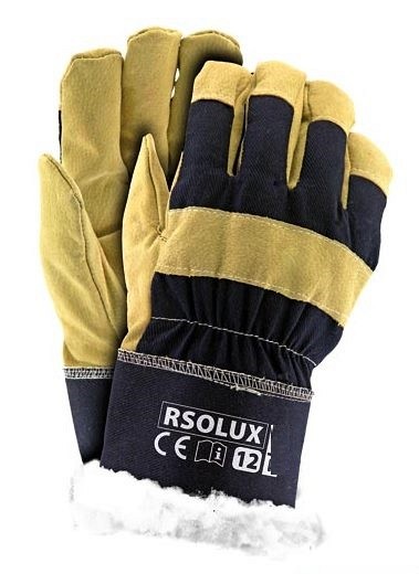 Zimske zaščitne rokavice usnje Solux